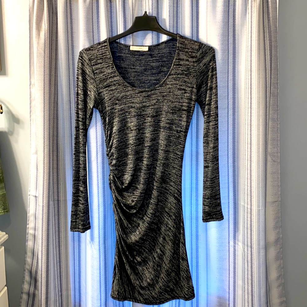 Rag & Bone Black/Gray Dress, Size Medium